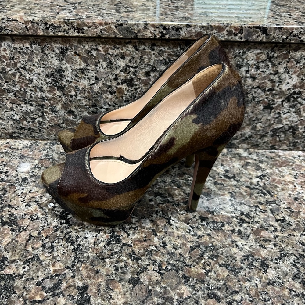 Authentic Prada Camouflage Platforms - image 1